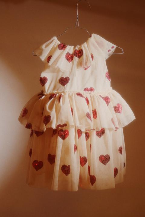 Actual product image Konges Slojd Yvonne Fairy Kleid Buttercream (122, 128)