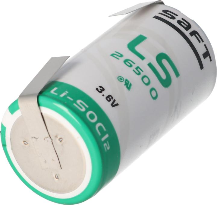Actual product image Saft Batterie LS26500, C-Size mit Lötfahne U-Form (1 pcs., C, 150 mAh)