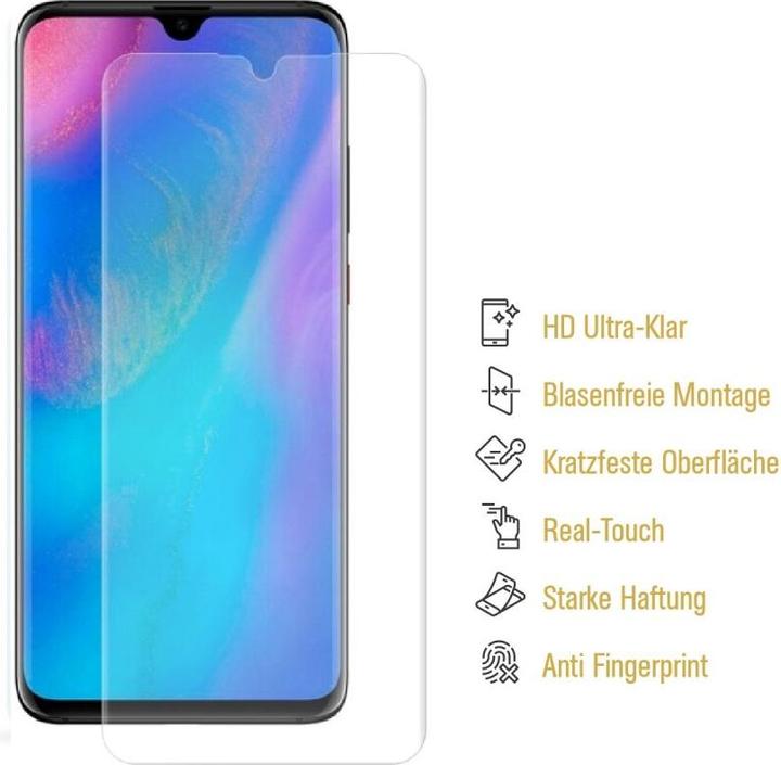 Produktbild Protectorking 2x Panzerfolie Anti-Shock HD Klar (2 Stück, Huawei P30)