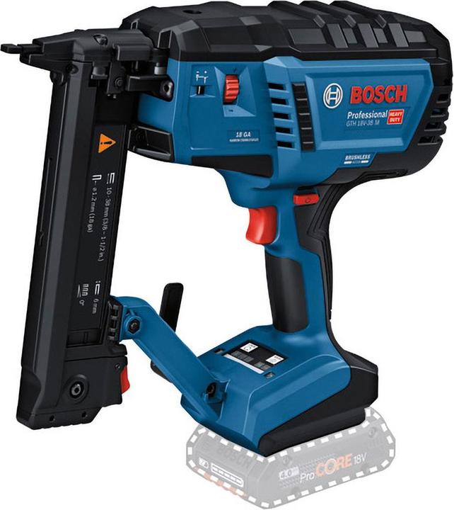 Bosch Professional Akku-Holzklammerer GTH 18V-38 M