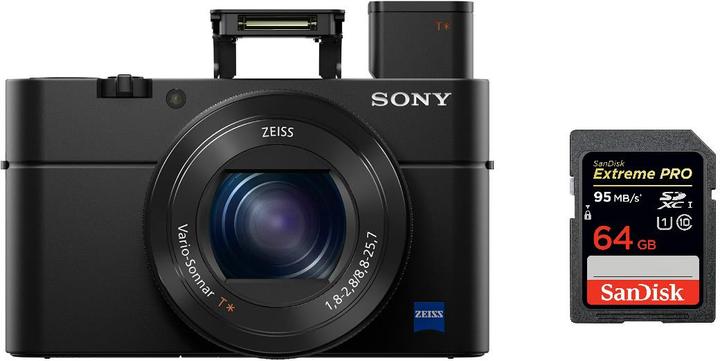 Sony DSC RX100 IV incl. 64GB SD card for 4K video
