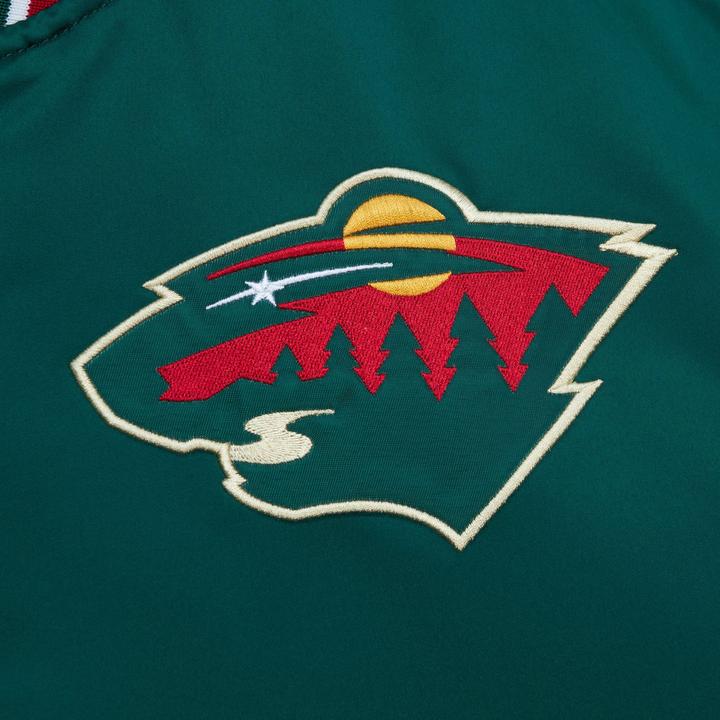 Produktbild Mitchell & Ness M&N Heavyweight Satin Jacke NHL Minnesota Wild - M (M)