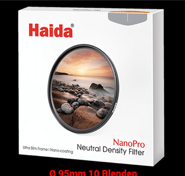 Image du produit Haida ND Filter Graufilter 10 Blenden 95 mm von (95 mm, Filtre gris neutre, 95 mm)