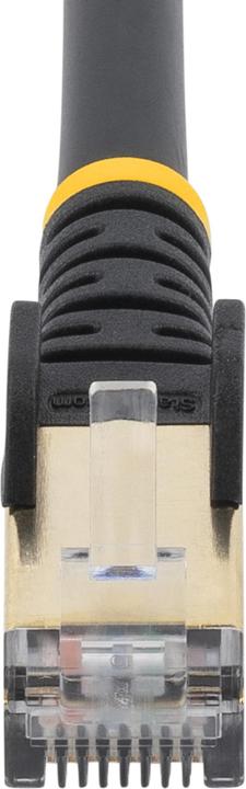 Image du produit StarTech Câble de brassage Cat6a 0.5m Black (STP, CAT6a, 0.50 m)