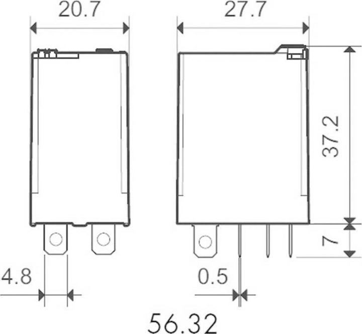 Image du produit Finder REL. 56 2RT 12A/24VCC