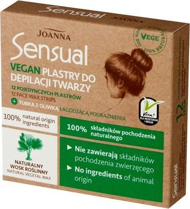 Produktbild Joanna Sensual Face Hair Removal Patches Vegan Natural (1 x, 400 g)