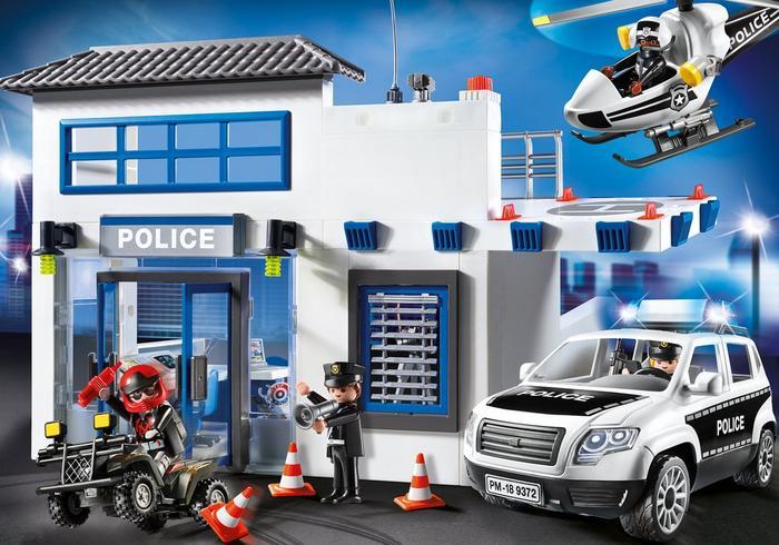 Produktbild Playmobil City Action Polizeistation (9372, Playmobil City Action)