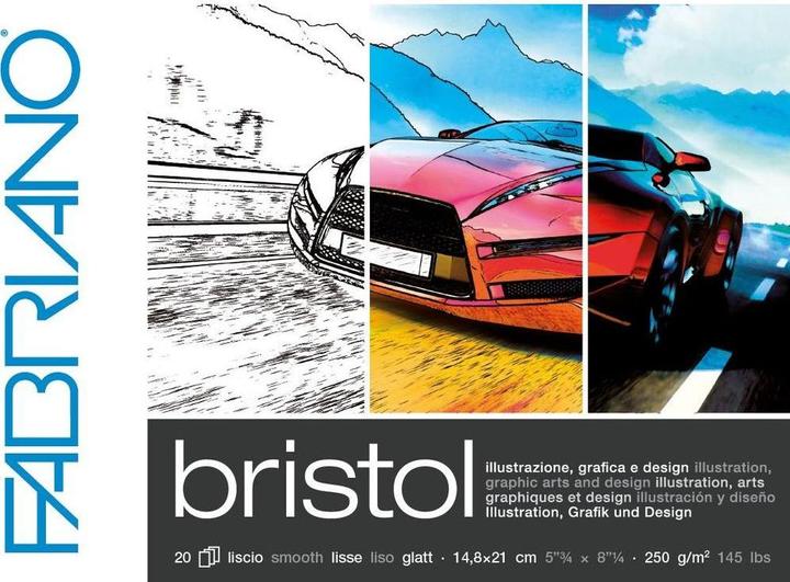 Immagine prodotto Fabriano Blocco da colorare Bristol A5, 20 fogli (A5)