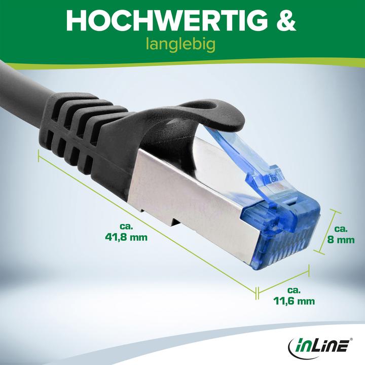 Actual product image InLine Patchkabel (S/FTP, CAT6a, 10 m)