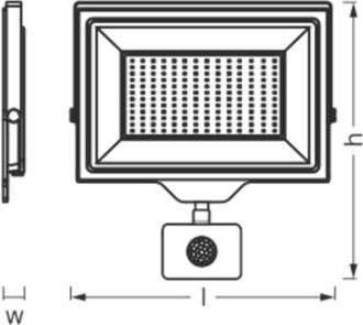 Image du produit Osram Floodlight Essential Sensor 150W 4000K 4099854429958 LED-Aussenstrahler mit (15000 lm, IP44)