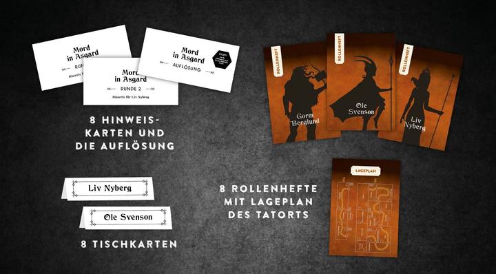 Actual product image Crime & Dine - The Crime Dinner Set: Murderous Midsummer (German)