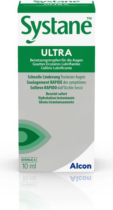 Energie-Label Systane Ultra (10 ml, Systane Ultra Benetzungstropfen 10 ml)