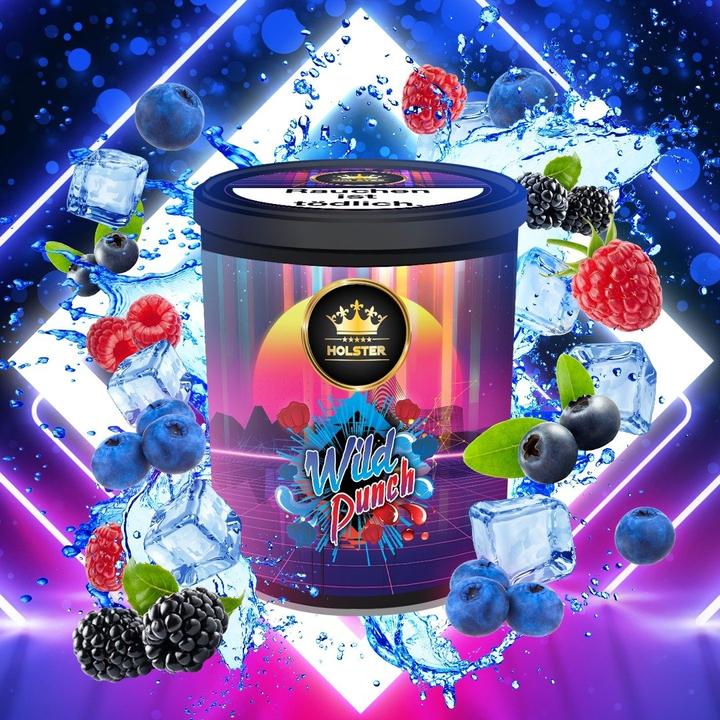 Produktbild Holster Shisha Tabak - Wild Punch 200g (Früchte)