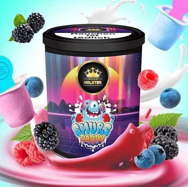 Produktbild Holster Shisha Tabak - Smurf Daddy 200g (Früchte)