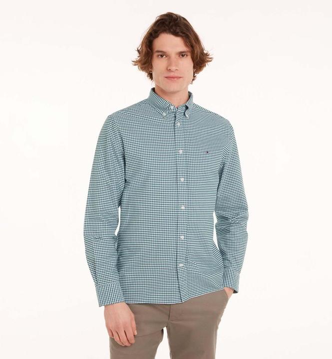 Immagine prodotto Tommy Hilfiger Camicia Regolare Gingham a Quadri Uomo (XS)