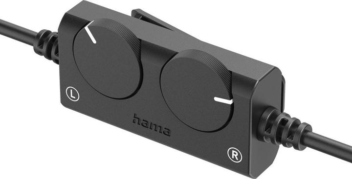 Produktbild Hama Fernseh-Kopfhörer, Over-Ear, langes Kabel (6m), getr. Lautstärkeregelung, S (ANC, Kabelgebunden)