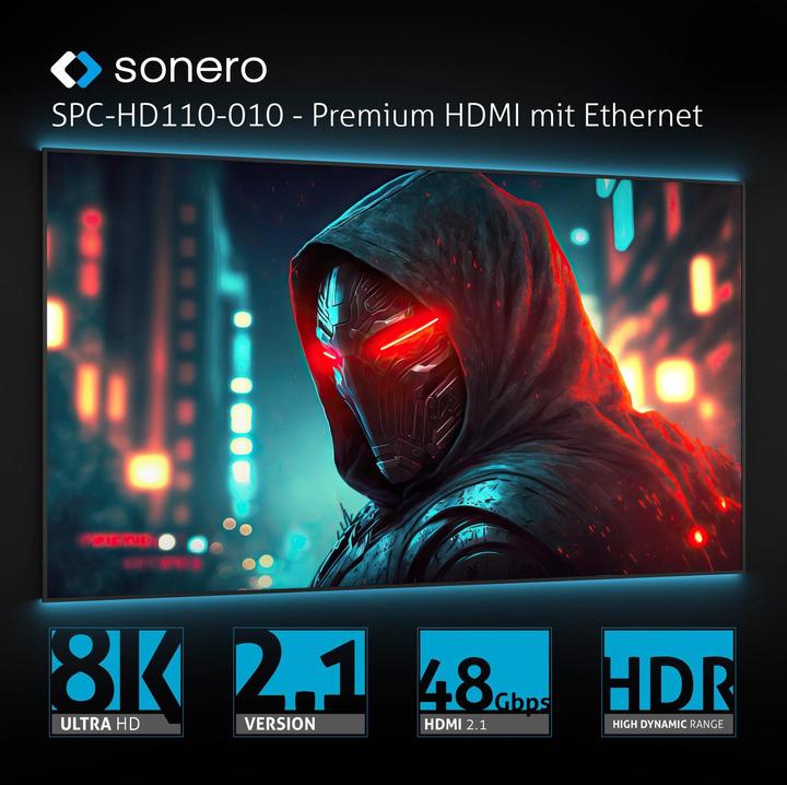 Produktbild Sonero HDMI – HDMI (3 m, HDMI)