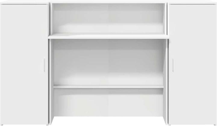 Produktbild VidaXL Empfangstheke Weiss 180x50x103,5 cm Holzwerkstoff Empfangstresen