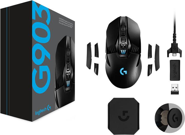 Immagine prodotto Logitech G 903 Velocità della luce (Senza fili, Cablato)