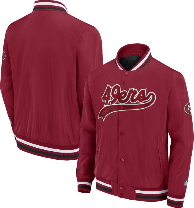 Actual product image Fanatics San Francisco 49ers NFL SATEEN College Jacket - M (M)