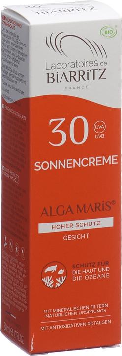 Produktbild Laboratoires de Biarritz Alga Maris Bio Sonnencreme (Sonnencreme Gesicht, SPF 30, 50 ml, 81 g)