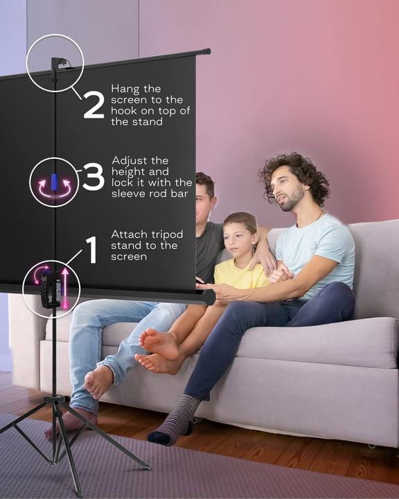 Produktbild PropVue Stativleinwand 60 Zoll (16:9)