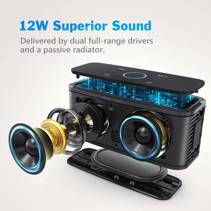Actual product image Doss SoundBox Bluetooth Speaker (20 h)