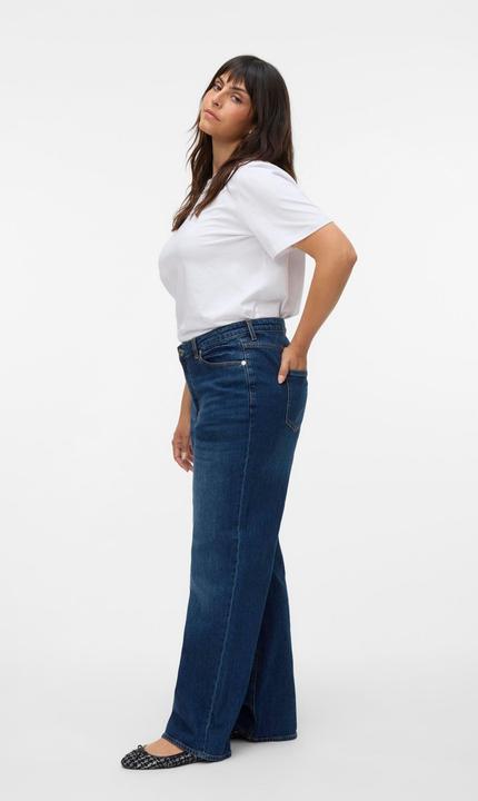 Actual product image Vero Moda VMTESSA Hohe Taille Weiter Beinschnitt Jeans Weit geschnitten (W44/L32)