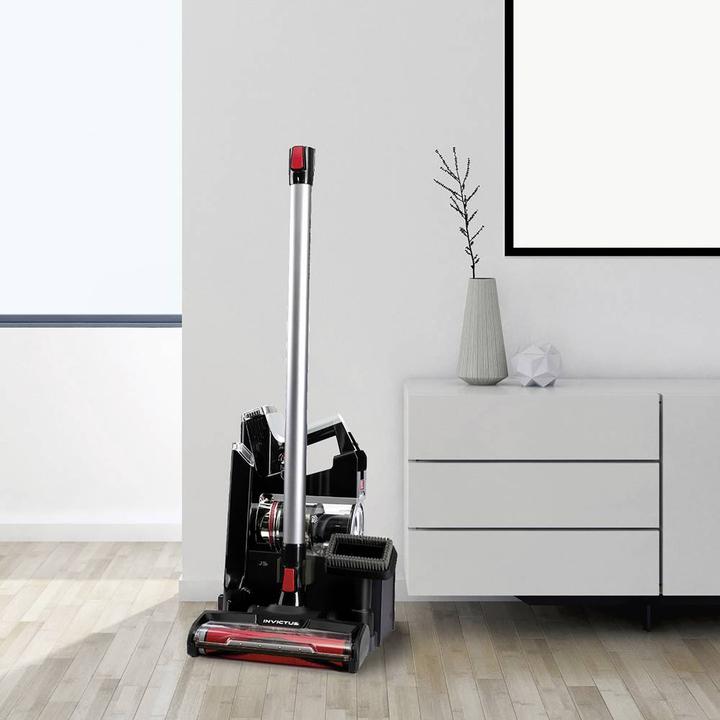 Actual product image Genius X9 cordless vacuum cleaner, deluxe set 23 pcs, black-red