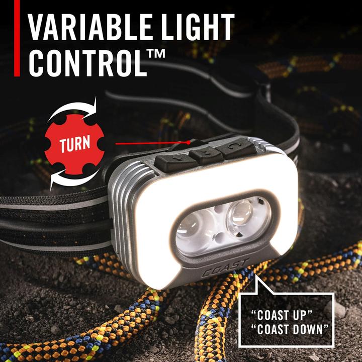 Produktbild Coast RL35R Wiederaufladbare Stirnlampe mit Sprachsteuerung 1000 lumen (1100 lm)