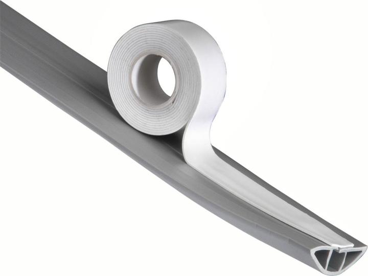 Actual product image Hama Flexible cable duct, self-adhesive, semi-circular, 180 x 6 x 1 cm, PVC, grey (Duct, 180 cm)