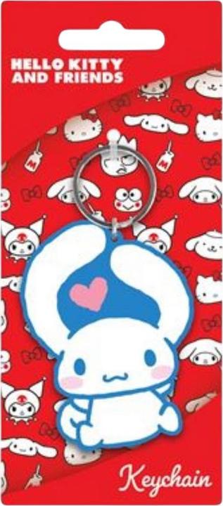 Hello Kitty Got Heart Cinnamoroll Keyring