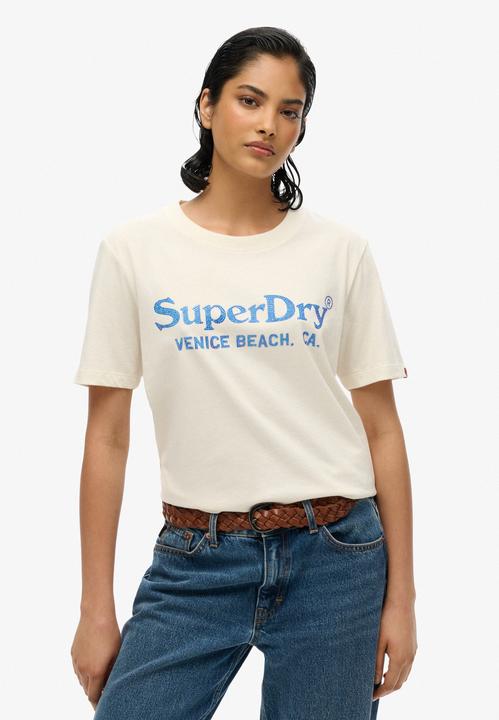 Actual product image Superdry Venue Metallic Relaxed Tee (8)