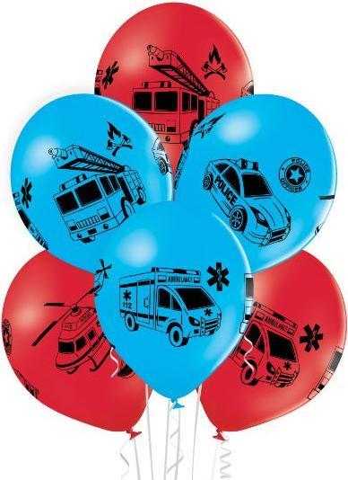 Produktbild Belbal Polizei Feuerwehr Krankenwagen Ballon