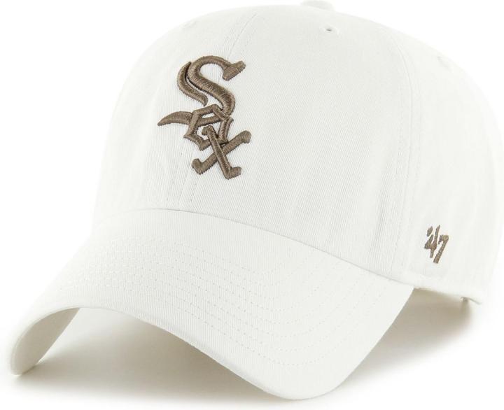 47 Brand Strapback Cap - CLEAN UP Chicago White Sox weiss
