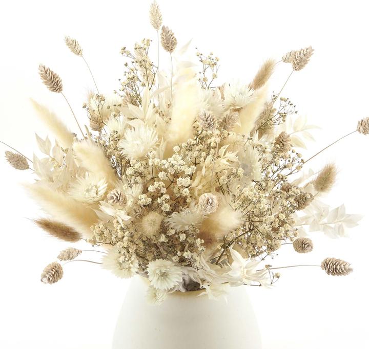 Geschenkkörbe CH Armonia bianca (Fiori secchi)