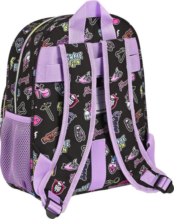 Actual product image Monster High School backpack Creep Black 28 x 34 x 10 cm