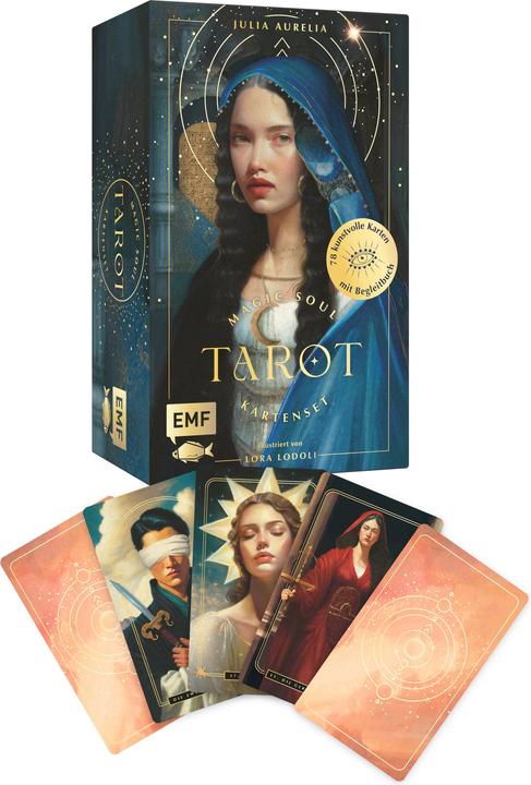 Actual product image Tarot-Kartenset Magic Soul (German, Julia Aurelia, Lora Lodoli, 2023)