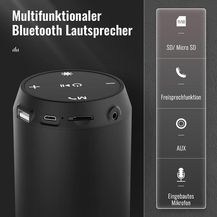 Produktbild Elehot Tragbare LED Musikbox (14 h)