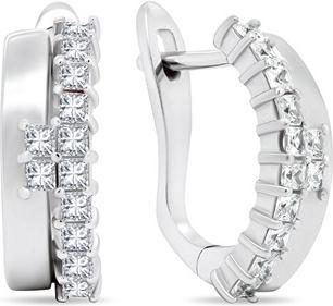 Produktbild Brilio Silver - Charming silver earrings with zircons EA549W