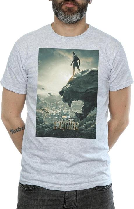 Immagine prodotto Maglietta con poster di Black Panther (L)
