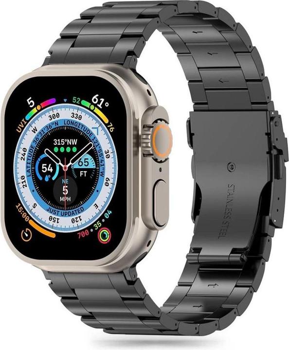 Produktbild Tech-Protect Stainless Pro Strap for Apple Watch 4 / 5 / 6 / 7 / 8 / 9 / SE / Ultra 1 / 2 (42 / 44 / (Edelstahl)