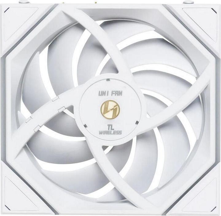 Actual product image Lian-Li UNI FAN TL Wireless Lüfter, ARGB, PWM, 3er-Pack - Reverse Blade, 120mm, weiss (120 mm, 3 x)