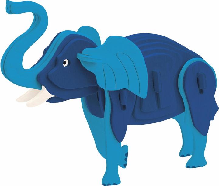Immagine prodotto Marabu articoli in legno puzzle 3D, elefante (27 pezzi)