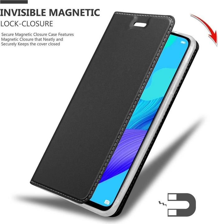 Immagine prodotto Cadorabo Copertina in stile libro di classe (K20, Huawei Nova 5T, TCL 20S)