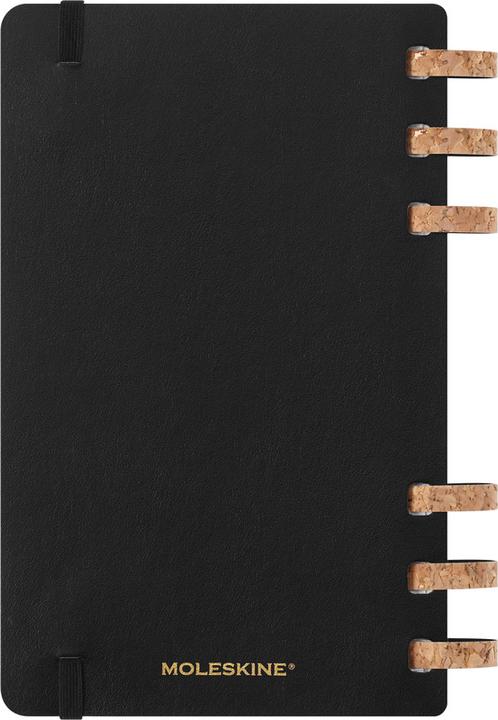 Productafbeelding Moleskine 12-maandenplanner met spiraalbinding, L/A5, zachte kaft, zwart (A5, Engels)