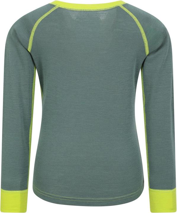 Actual product image Mountain Warehouse Childrens/Kids Merino II Round Neck Base Layer Top (104)