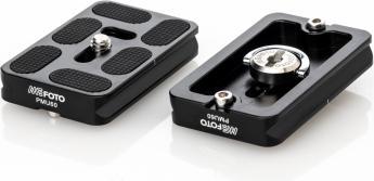 Actual product image MeFOTO Quick release plate for GlobeTrotter (Tripod quick-release plate)