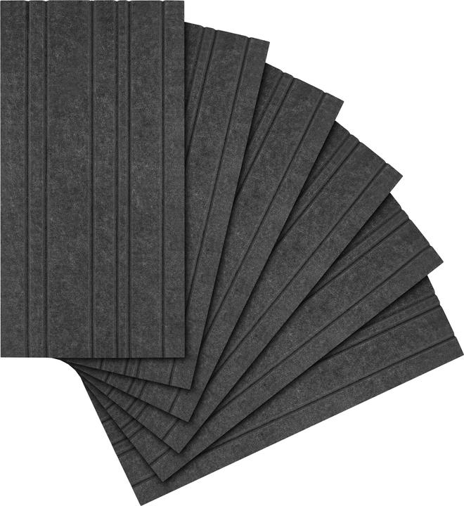 Streamplify PANNEAU ACOUSTIQUE - pack de 6, gris (6 pcs)