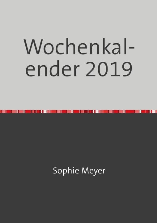 Image du produit Wochenkalender 2019